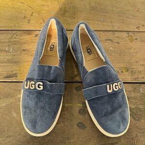 UGG Navy Suede Casual Loafers